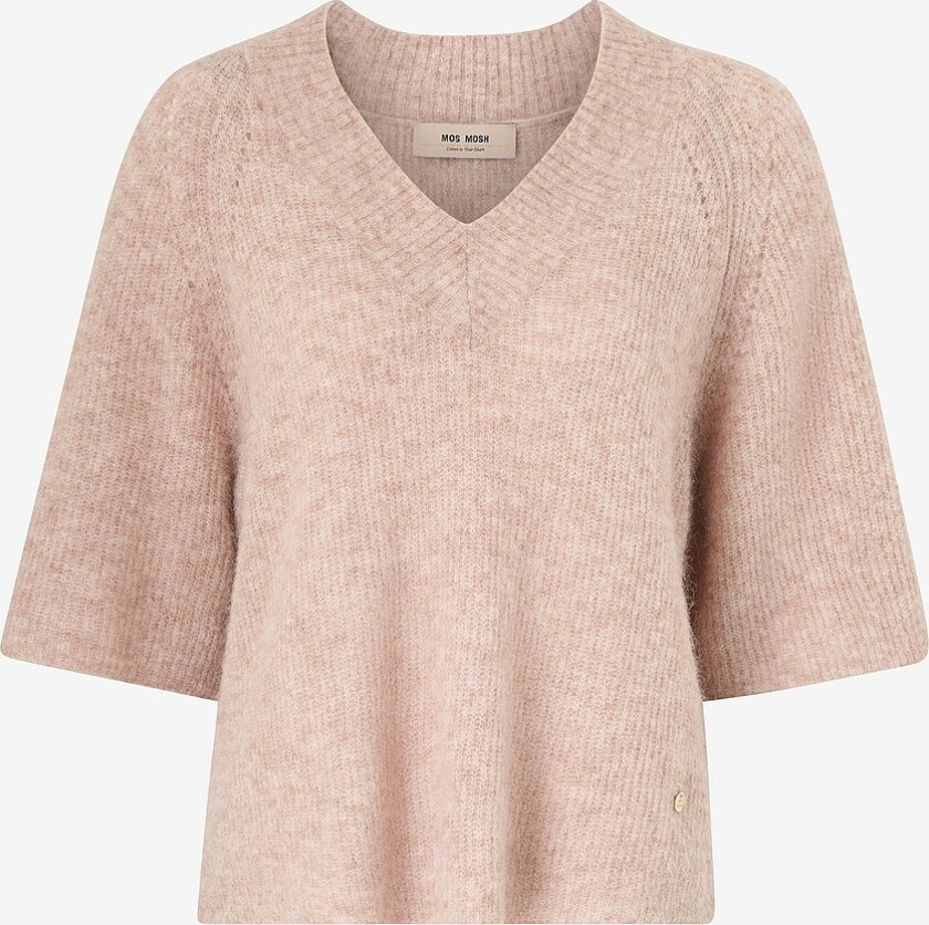 Genser mmTaci 3/4 V-neck Knit - Beige