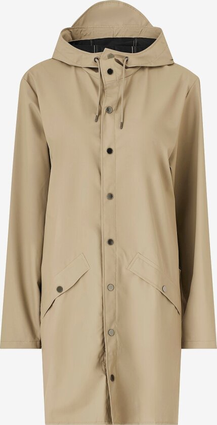 Regnjakke Long Jacket - Beige