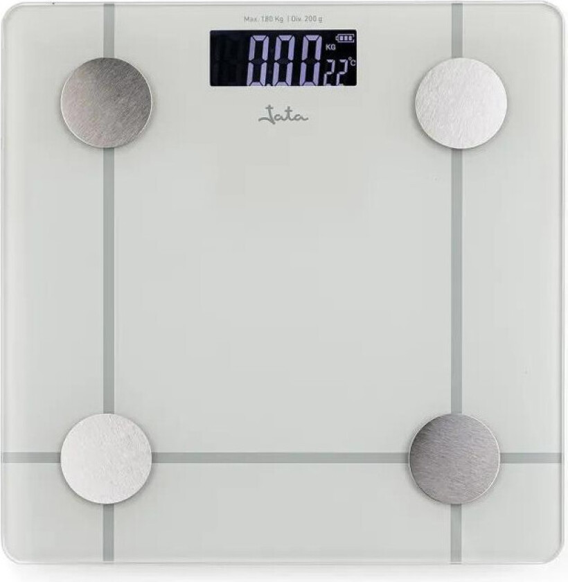 HBAS1524 Badevægt - 180kg - Hvit