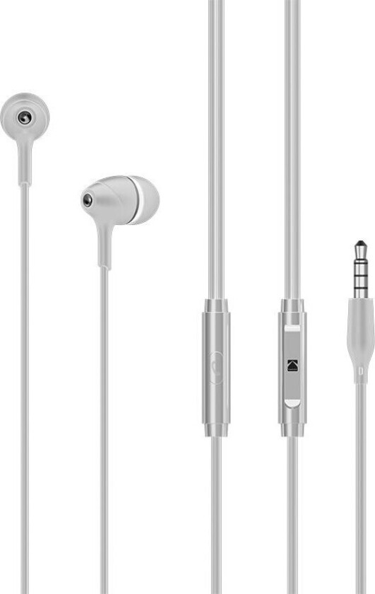 165+ In-Ear Hodetelefoner - 1,2m - Hvit