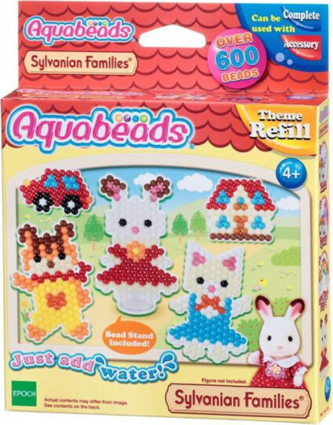 Sylvanian Families Perlesett - 600 Perler, 13 Farger, Maler - 4+år