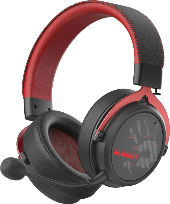 A4Tech Bloody MR590 Hodetelefoner - USB-C, 2.4G/BT - Rød