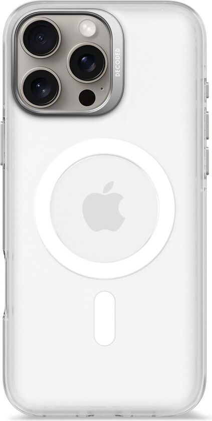 Dekodet deksel til iPhone 16 Pro Max - Transparent, Hvit