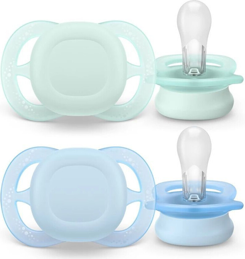 Avent Ultra Start Sut - 2 stk - Grønn, Blå