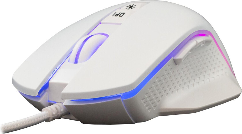 GM-5009 Gareth Gaming Mus - Optisk Sensor, 7D, 7 Knapper - Hvit