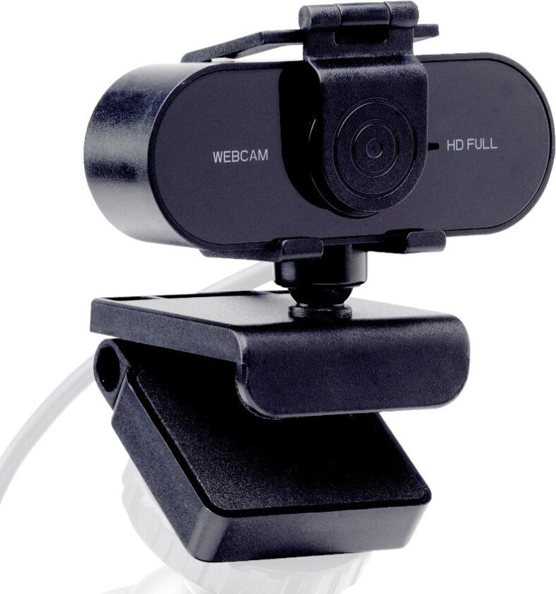 W199 Webcam - 1920x1080, USB-A - Svart