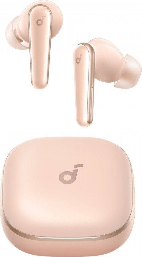 Soundcore Liberty 5 Earbuds - Aktiv Støydemping, 8 Timer, USB-C - Rosa