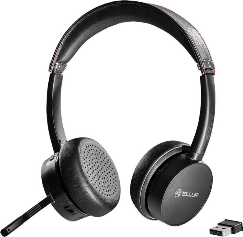 Voice Pro Headset - Bluetooth 5.3, Støydempende - Sort