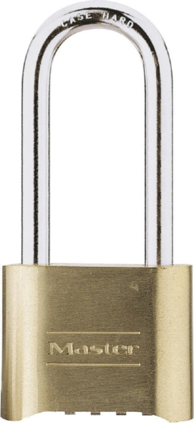 Bilde av 175H Hengelås - 4 Sifret Kombinasjon, 51mm - Messing