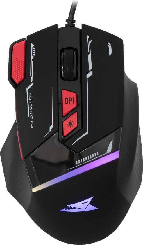 BGM-041 Manta Mus - RGB, 8 knapper, 12800 dpi - Sort