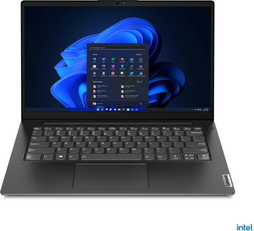 V14 G4 IRU 14" Bærbar PC - Intel Core i5-13420H, 16GB RAM, 512GB SSD, FHD, Windows 11 Pro - Sort