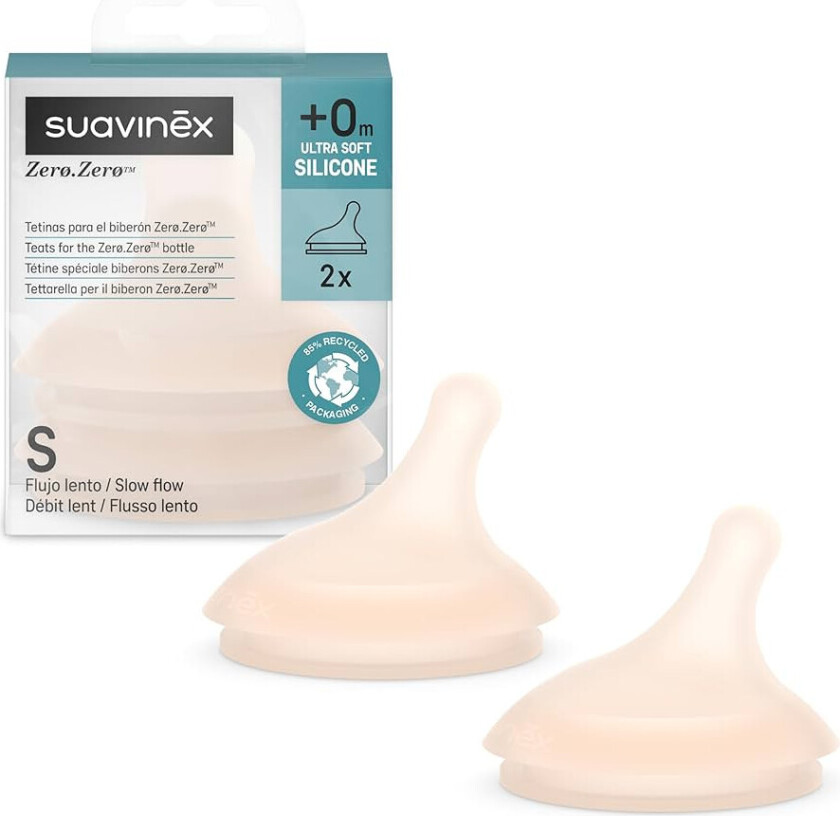 087063 308682 Zero Slow Suttehoveder - 2 stk - S