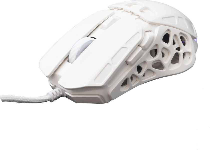 GM-5016 Mus - 7200 DPI, USB-A - Hvit