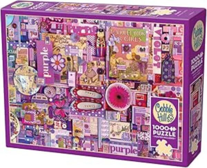 Puslespil - 1000 Brikker - Lilla