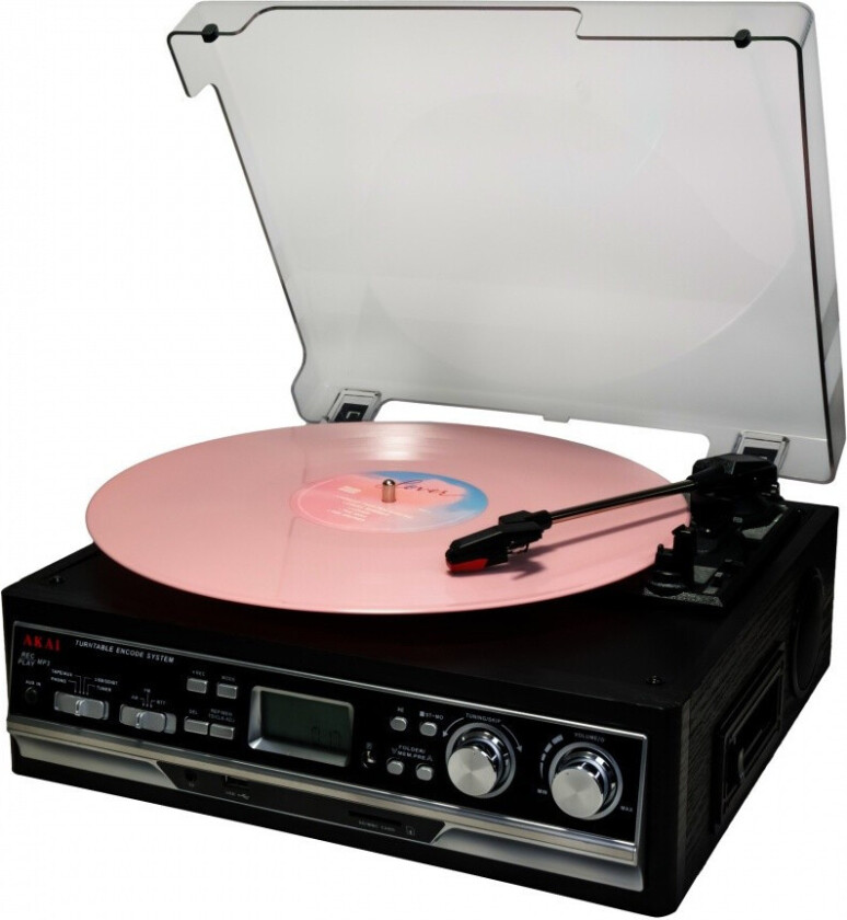 ATT-15SE Platespiller - FM Radio, Bluetooth, USB-A - Sort