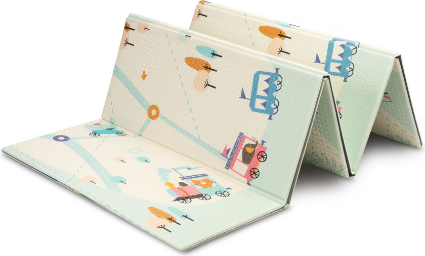 Bilde av Multifunksjonell Lege- og Aktivitetsmatte - 200x180cm, Antiskliz - Sirkus