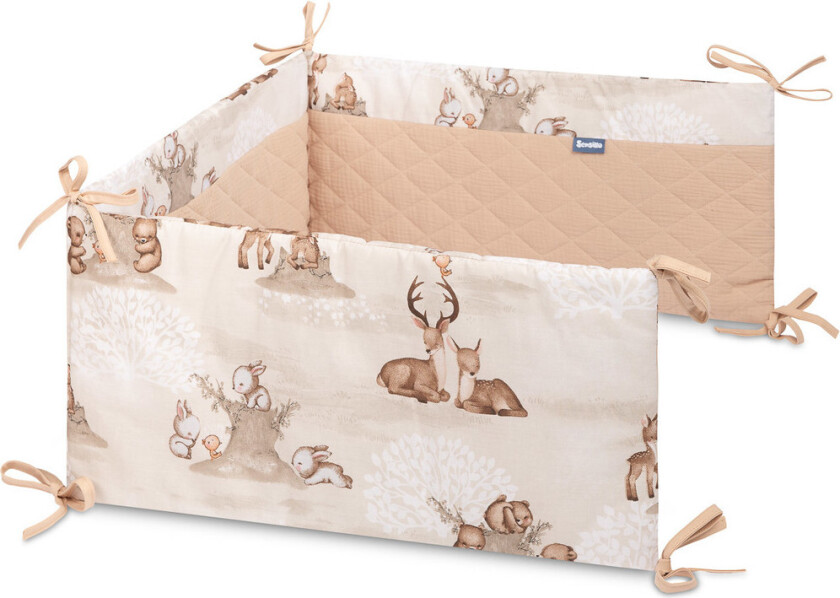 Sengekant til Tremmeseng - 120x60cm - Brown Cops