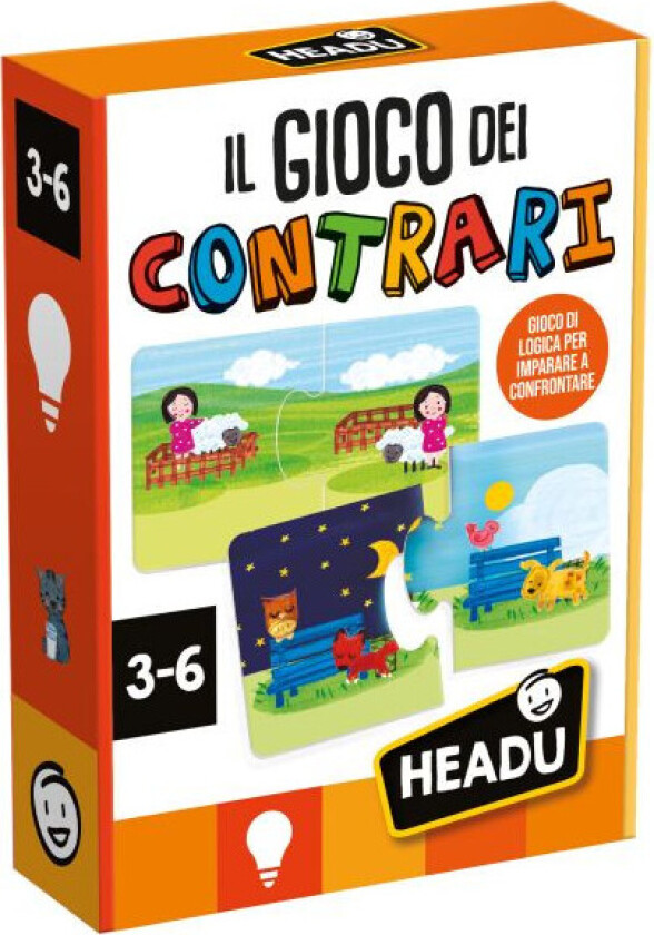 Modsætningspuslespil - 3+ år - 32 Brikker