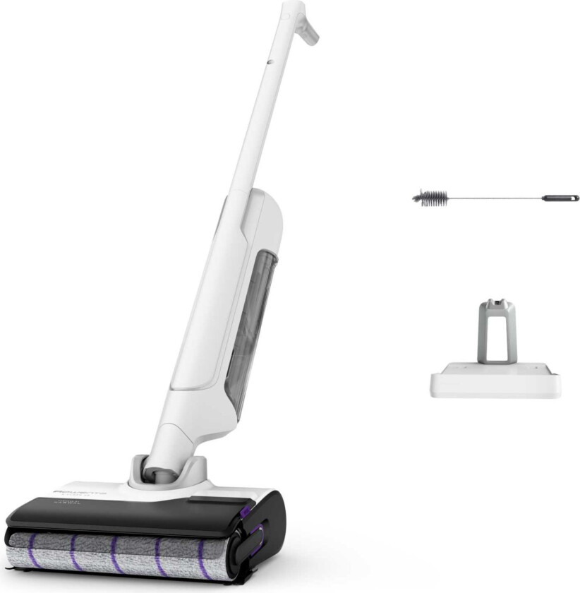 X‐Clean 10 Wet & Dry Ledningsfri Stangstøvsuger – 200 W, 60 min, 0,79/0,67 L – Hvit/Sølv