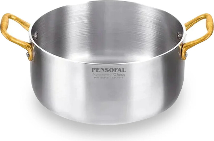 4914-E Kasserolle med Messinghåndtak - 14 cm