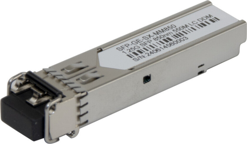 SFP Transceiver Modul - 1,25G, 850nm, LC-grensesnitt, multimodus duplex - 550m