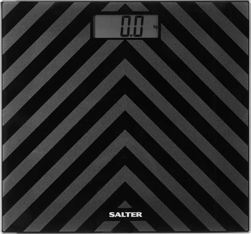 Chevron Badevægt - 180 kg - Sort Mønster