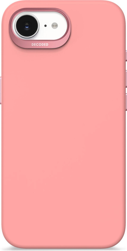 AntiMicrobial Silicone Cover til iPhone 16 - Pink