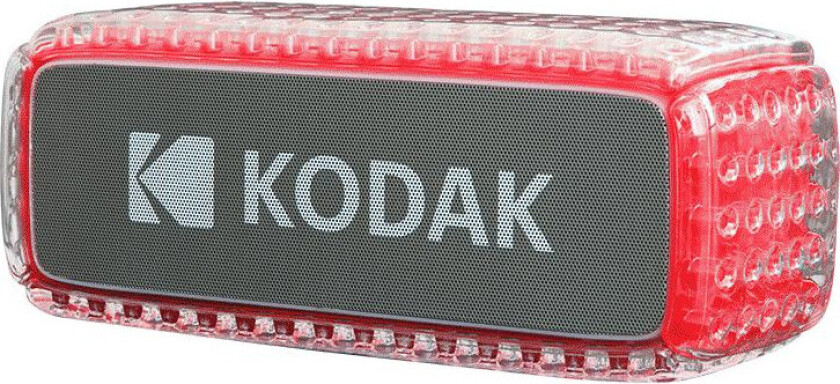 PWS-2237 Bluetooth Høyttaler - LED lys - Rød