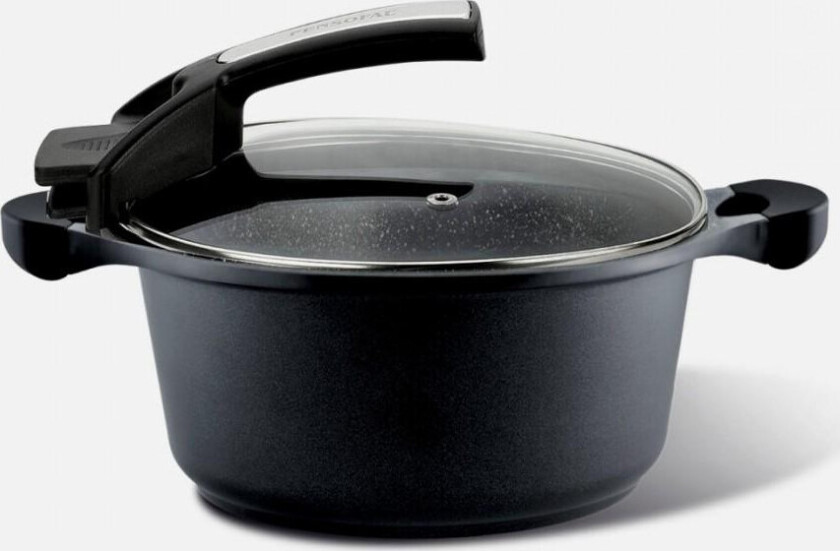 Saxum Gryte med Glasslokk - 20cm