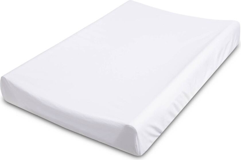 Jersey Skiftebetræk til Puslepude - 70x50cm - Hvid