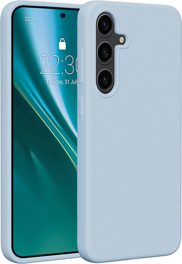 Silikone Deksel til Samsung Galaxy S25 Plus - Lyseblå