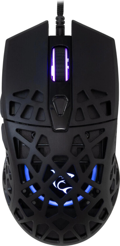 Caradoc GM-5018 Gaming Mus - 7200 DPI, RGB, 7 Knapper, 1,8 m Paracord-kabel - Sort