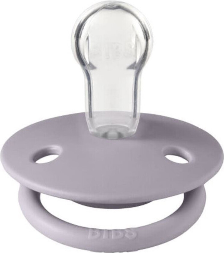 Bibs Markenlos 1010303 De Lux Silikonsmokk - S - Grå