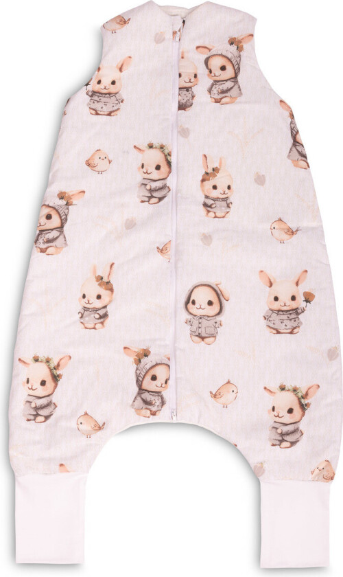 Sovepose XL – 95x55 cm, TOG 1.0, Kaninprint – Beige (2-3 år)