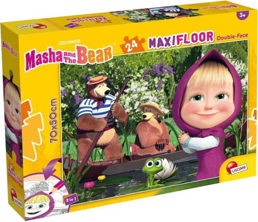 Puslespil - 24 Brikker - Masha og Bjørnen