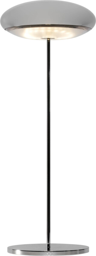 Cloud LED Bordlampe - 185lm, 7 Timer, USB-A - Stål/Chrome