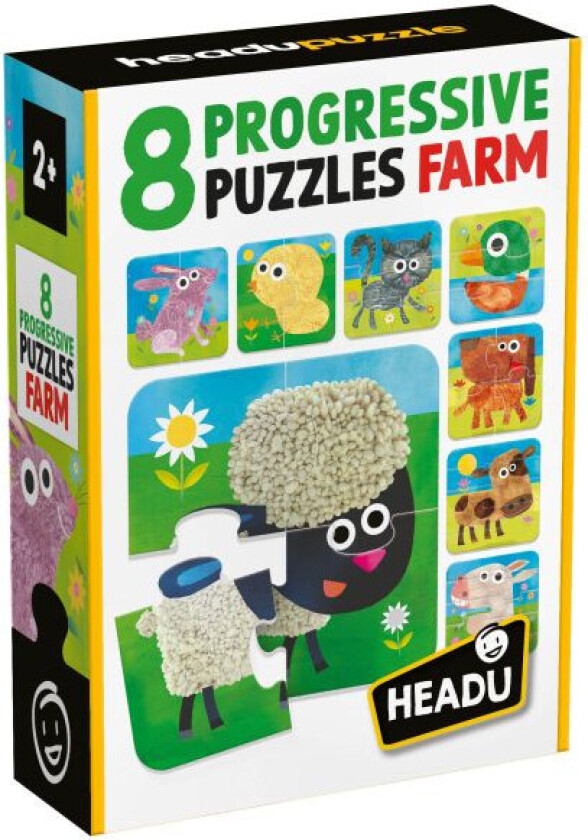 8 Progressiv Puslespill - 2+år - Gården