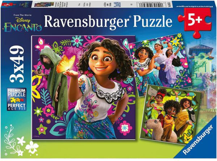 Encanto Puslespil - 3x49 brikker