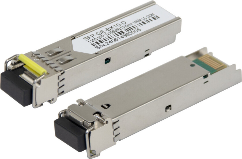SFP Transceiver Modul - 1.25G, Tx1550Rx, 10km, LC Interface, Singlemode Simplex - 1310nm