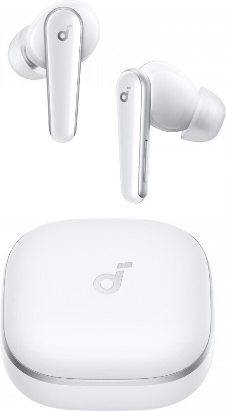 Soundcore Liberty 5 Earbuds - Aktiv Støydemping, 8 Timer, USB-C - Hvit