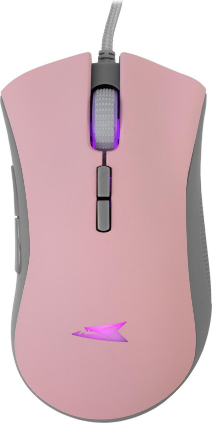 BGM-084 Gaming Mus - 7 Knapper, Optisk, 6400 dpi - Pink
