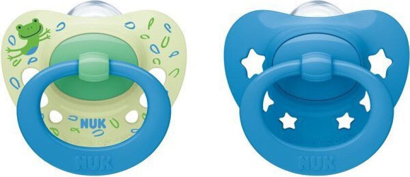 Signature Silikonesut - 6-18 Måneder, Blå - 2 stk