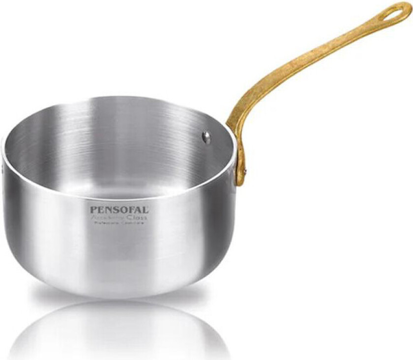 4907-E Gryte - 16cm, Aluminiummed Messinghåndtak (Ovnsikker)