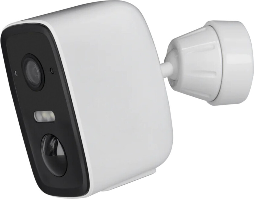 Security Cam V2 Trådløs Overvåkningskamera - 2K, App, Stemmekontroll - Hvit