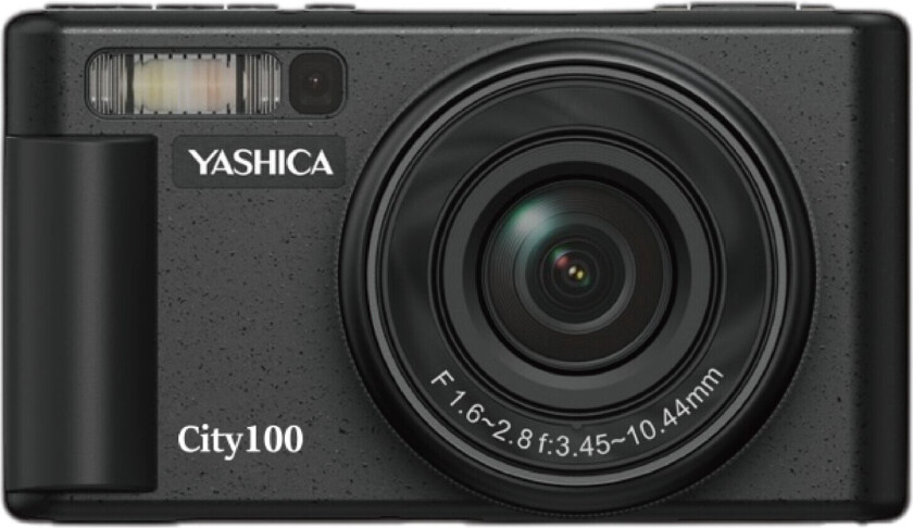 Bilde av City 100 Kompakt Digitalkamera - 13MP, 3xzoom, 4K, Wi-Fi, Bluetooth - Sort