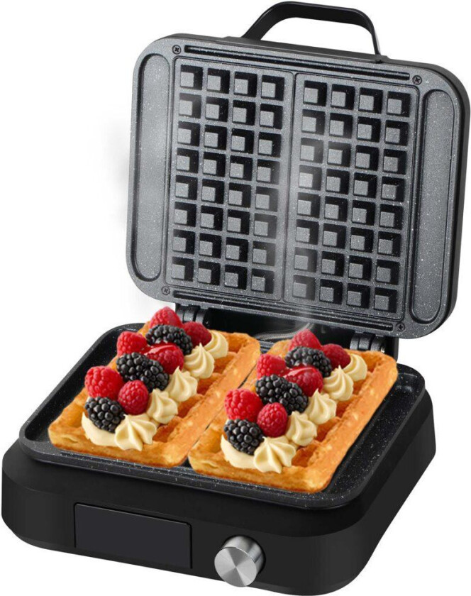 LVWF002BK Vaffeljern - 1500W - Sort