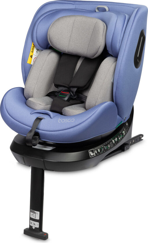 Bosco Autostol - I-Size, 40-150cm - Blå