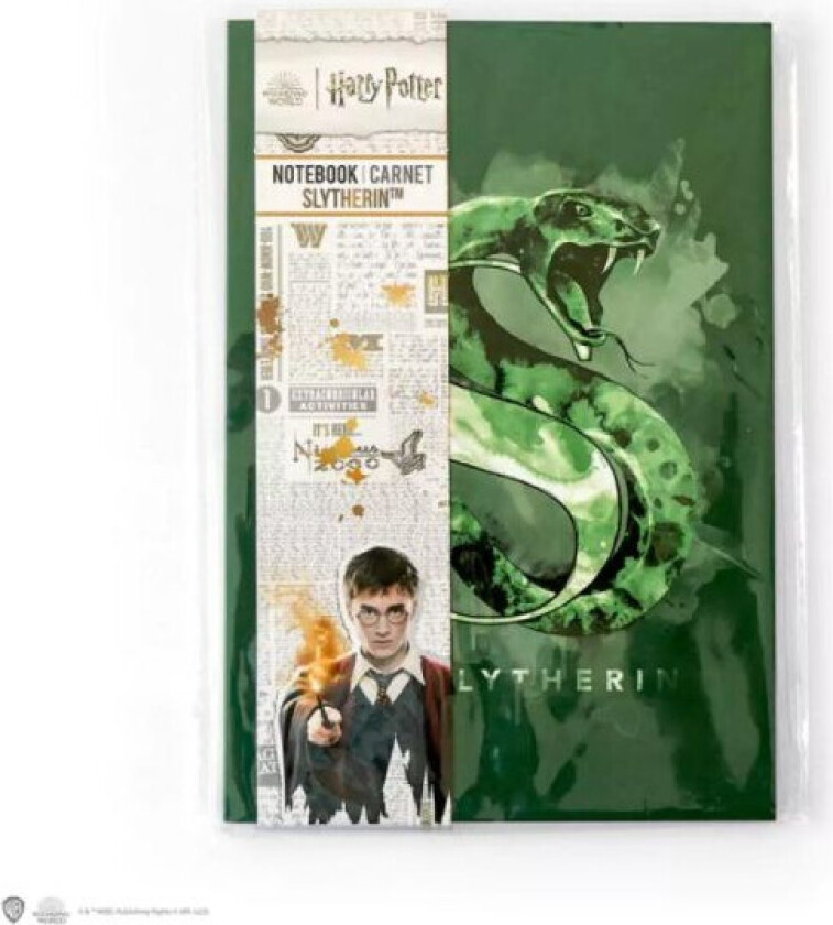 Notatbok - 21x14.3cm - Slytherin