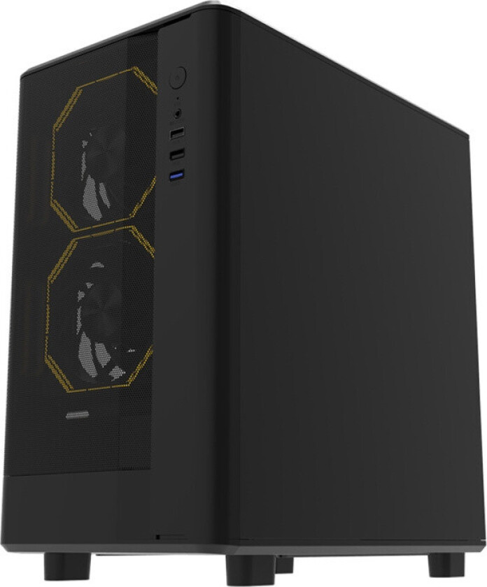 Darkflash DB330M Mesh PC Kabinet - Midi Tower, ITX, microATX - Sort