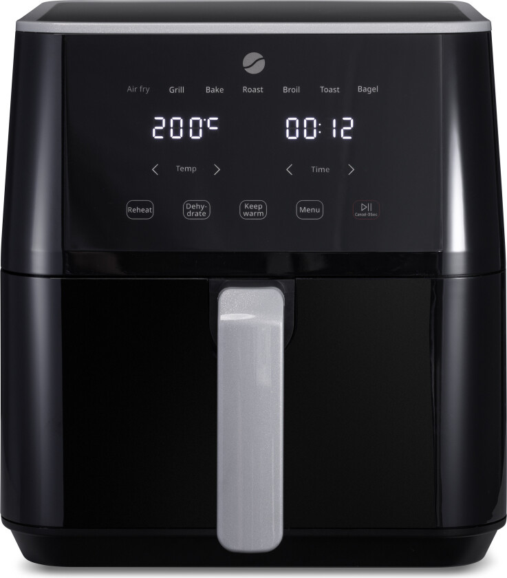 Strøm 2-i-1 Airfryer - 5L, 1500W, 11 Programmer - Sort